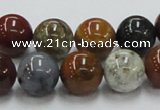 COS41 15.5 inches 12mm round ocean stone beads wholesale