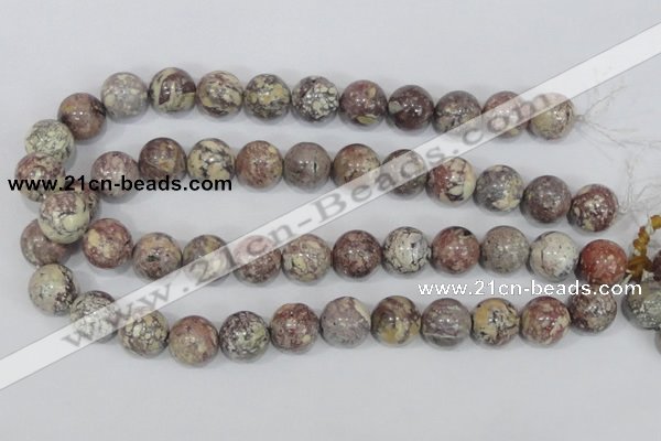 COT05 15.5 inches 16mm round osmanthus stone beads wholesale