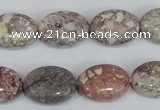 COT09 15.5 inches 13*18mm oval osmanthus stone beads wholesale