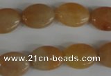 COV101 15.5 inches 12*16mm oval pink aventurine beads wholesale