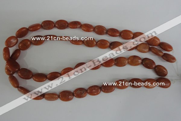 COV102 15.5 inches 12*16mm oval red aventurine beads wholesale