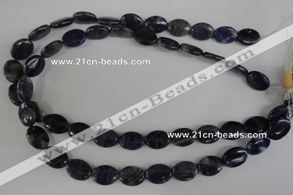 COV109 15.5 inches 12*16mm oval sodalite gemstone beads wholesale