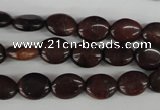 COV11 15.5 inches 8*10mm oval red tiger eye beads wholesale