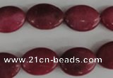 COV123 15.5 inches 13*18mm oval candy jade beads wholesale