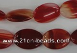 COV129 15.5 inches 13*18mm oval red agate beads wholesale