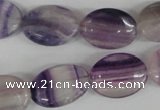 COV135 15.5 inches 13*18mm oval fluorite gemstone beads wholesale