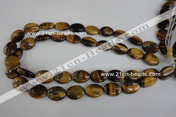 COV151 15.5 inches 15*20mm oval yellow tiger eye beads wholesale