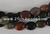 COV25 15.5 inches 8*10mm oval Indian agate beads wholesale