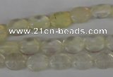 COV41 15.5 inches 8*10mm oval watermelon yellow beads wholesale