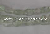 COV42 15.5 inches 8*10mm oval watermelon green beads wholesale