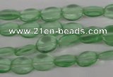 COV45 15.5 inches 8*10mm oval imitation green fluorite beads wholesale