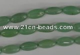 COV59 15.5 inches 6*12mm oval green aventurine beads wholesale