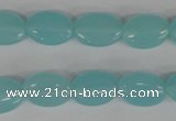 COV61 15.5 inches 10*14mm oval candy jade beads wholesale