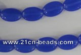 COV64 15.5 inches 10*14mm oval candy jade beads wholesale