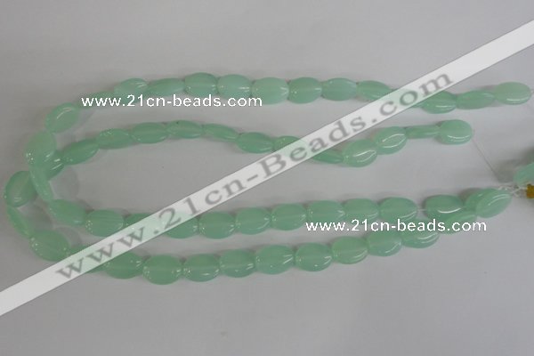 COV65 15.5 inches 10*14mm oval candy jade beads wholesale