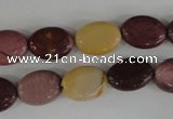 COV78 15.5 inches 10*14mm oval mookaite gemstone beads wholesale