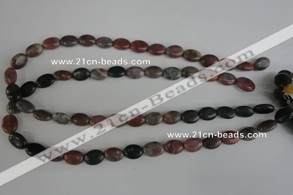 COV79 15.5 inches 10*14mm oval Indian agate beads wholesale