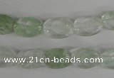 COV92 15.5 inches 10*14mm oval watermelon green beads wholesale