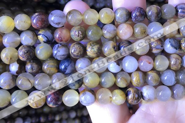 CPB1024 15.5 inches 8mm round natural pietersite beads