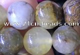 CPB1025 15.5 inches 9mm round natural pietersite beads