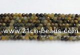 CPB1076 15.5 inches 6mm faceted round natural pietersite beads