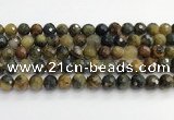 CPB1078 15.5 inches 10mm faceted round natural pietersite beads