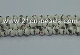 CPB551 15.5 inches 6mm round Painted porcelain beads