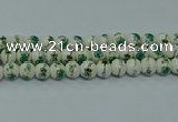 CPB581 15.5 inches 6mm round Painted porcelain beads