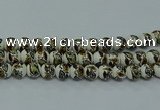 CPB642 15.5 inches 8mm round Painted porcelain beads