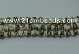 CPB712 15.5 inches 8mm round Painted porcelain beads