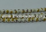 CPB754 15.5 inches 12mm round Painted porcelain beads