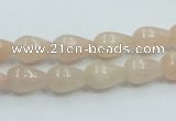 CPI01 15.5 inches 8*12mm teardrop pink aventurine jade beads