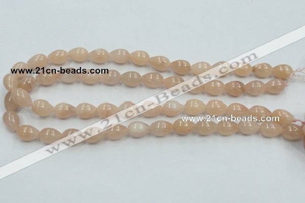 CPI02 15.5 inches 10*14mm teardrop pink aventurine jade beads