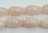 CPI03 15.5 inches 10*20mm teardrop pink aventurine jade beads