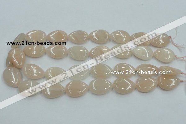 CPI05 15.5 inches 18*25mm flat teardrop pink aventurine jade beads