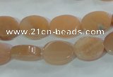 CPI101 15.5 inches 11*14mm oval pink aventurine jade beads