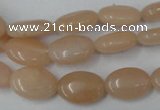 CPI151 15.5 inches 10*14mm oval pink aventurine jade beads