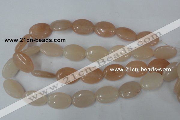 CPI152 15.5 inches 18*25mm oval pink aventurine jade beads