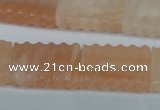 CPI155 15.5 inches 18*25mm carved rectangle pink aventurine jade beads