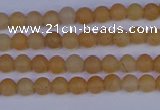 CPI300 15.5 inches 4mm round matte red aventurine beads wholesale