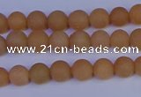 CPI301 15.5 inches 6mm round matte red aventurine beads wholesale