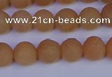 CPI303 15.5 inches 10mm round matte red aventurine beads wholesale