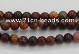 CPJ101 15.5 inches 6mm round picasso jasper gemstone beads wholesale