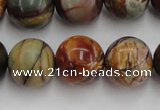 CPJ106 15.5 inches 16mm round picasso jasper gemstone beads wholesale