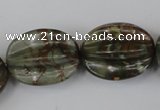 CPJ372 15.5 inches 25*28mm starfruit picasso jasper gemstone beads