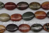 CPJ401 15 inches 10*14mm oval picasso jasper gemstone beads