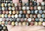 CPJ482 15.5 inches 8mm round polychrome jasper beads wholesale