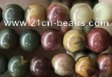 CPJ633 15.5 inches 4mm round picasso jasper beads wholesale