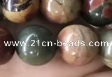 CPJ636 15.5 inches 10mm round picasso jasper beads wholesale