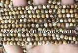 CPJ658 15.5 inches 4mm round picture jasper beads wholesale